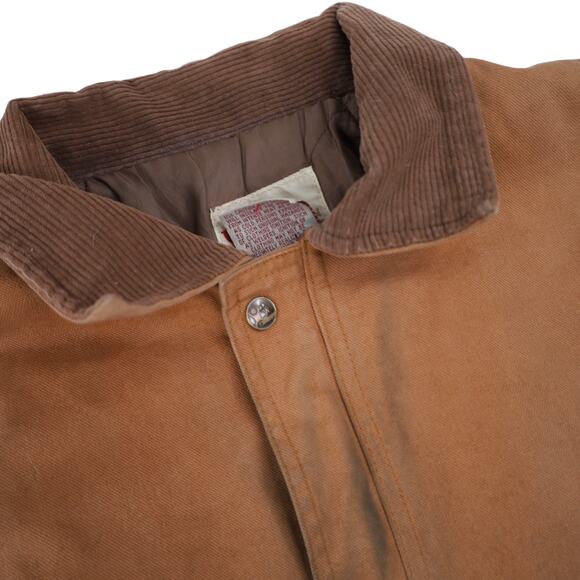 Vintage Woodsman Canvas Work Jacket. Features quilted liner - Picture 7 of 13